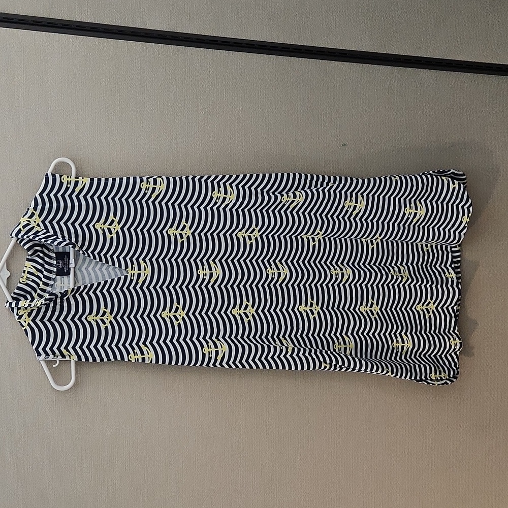 Sailor - Sailor By Just Madres Seaport Shift Dress Size Small - Picture 2 of 14
